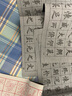 張小鳳 水寫(xiě)布套裝文房四寶毛筆套裝顏真卿詩(shī)詞毛筆字帖臨摹書(shū)法水寫(xiě)毛筆練字布 【蘭亭序11件套】  曬單實(shí)拍圖