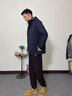 金利來(lái)【抑菌白鵝絨】24秋冬男士超輕羽絨服撞色戶(hù)外外套男 藏藍 L00  曬單實(shí)拍圖