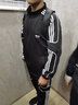 JEEP SPIRIT吉普男士春秋新款純色商務(wù)中青年衣服學(xué)生戶(hù)外休閑服運動(dòng)服 黑色 XL (110斤-130斤) 曬單實(shí)拍圖