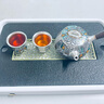 瓷牌茗茶具長(cháng)方形石英茶盤(pán)家用瀝水儲水功夫茶盤(pán)現代小型簡(jiǎn)約茶托盤(pán) 白小流窗磁石面石英石底蓄排茶盤(pán) 曬單實(shí)拍圖