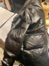哥诺顿（GENUODUN） 棉服男冬季新款皮质棉衣男港风宽松外套立领面包服青年棉袄潮流加厚PU夹克 黑色 XL（121-140斤） 实拍图