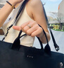 TUMI/途明Voyageur電腦收納包女士商務(wù)多功能電腦包 黑色拼煙槍色/0196619DGM 曬單實(shí)拍圖
