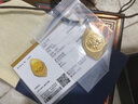 金米八十八（JINMIBASHIBA）金米黃金隕石十二生肖吊墜許愿石掛墜本命年足金項鏈七夕禮物 金豬生肖吊墜 約8克 曬單實(shí)拍圖