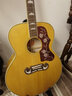 epiphone易普鋒面單J200EC單板全單民謠電箱木吉他易普峰吉它大師款 J200大師系列 全單原木色42英寸 曬單實(shí)拍圖