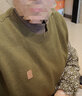 初語(yǔ)針織衫馬甲背心女式套頭2024秋冬新款學(xué)院風(fēng)圓領(lǐng)百搭疊穿坎肩 綠色 L 曬單實(shí)拍圖