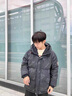 NASAGOOD官方男裝潮牌聯(lián)名加厚羽絨服男連帽潮流保暖情侶外套冬季休閑衣服 白色 XL 曬單實(shí)拍圖