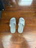 樂(lè )拖 夏季男士居家舒適厚底耐磨涼拖浴室洗澡防滑夏天一字卡通拖鞋 灰白色 44-45 (適合43-44) 曬單實(shí)拍圖