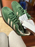 adidas T頭鞋 HANDBALL SPEZIAL復(fù)古板鞋德訓(xùn)鞋阿迪達(dá)斯三葉草   綠/白IG6192   38 曬單實(shí)拍圖