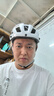 蘭帕達新款騎行頭盔男女變色磁吸帶風(fēng)鏡盔一體成型公路山地自行車(chē)安全帽月牙白（智能變色風(fēng)鏡-日夜兩用)M碼（合適頭圍：53-57cm） 曬單實(shí)拍圖