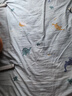水星家紡床笠單件 嬰幼兒A類(lèi)100%全棉40支床笠兒童卡通床笠 單人床墊罩 【全棉/抗菌】遠古龍 120cm*195cm 曬單實(shí)拍圖