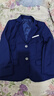 喵駝兒童西裝兒童西服套裝男男童西裝兒童禮服男兒童西裝花童王子禮服韓版男孩小朋友孩子小西服鋼琴演出服 藏青單外套 140cm，建議體重50-58斤 曬單實(shí)拍圖