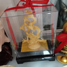 戲鯉絨沙金龍擺件工藝品祥龍獻(xiàn)瑞家居客廳辦公室酒柜擺設(shè)生肖龍裝飾喬 絨沙金祥龍納福小號(hào)15*10*22(CM) 曬單實(shí)拍圖