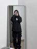 莫小刀機(jī)能外套男三合一戶外登山防風(fēng)防水夾克男士連帽春夏秋季情侶衣服 黑色【單沖】6266 2XL 建議125-140斤 曬單實(shí)拍圖