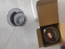 青蘋果創(chuàng)意復(fù)古玻璃杯家用水杯耐高溫茶杯喝水杯子客廳待客套裝 束腰煙灰x6+簡約架 曬單實拍圖