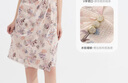 ONLY時(shí)尚甜美泡泡袖V領(lǐng)中裙碎花連衣裙女|123207140 彩花1 XL (175) 92A 曬單實(shí)拍圖