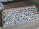 洛斐（LOFREE）圆点机械键盘无线蓝牙多系统兼容多功能电脑笔记本办公家用 奶茶色单键盘 晒单实拍图