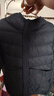 鴨鴨（YAYA）兒童輕薄羽絨服短款小童中大童連帽男女童2023秋冬洋氣童裝外套 霧霾藍(lán)-男 120 曬單實(shí)拍圖