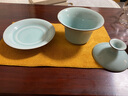 觀復(fù)（GUANFU）觀復(fù)龍泉宋韻青瓷三才蓋碗品茗主人杯功夫茶杯茶器 龍泉宋韻 曬單實(shí)拍圖