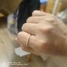 周六福18k金鉆戒小確幸排鉆鉆戒女 KIDB026680 16號 生日禮物 曬單實(shí)拍圖