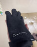 CACUSS手套秋冬季男士保暖羊毛毛線(xiàn)手套觸屏加絨開(kāi)車(chē)騎行防寒手套黑中 曬單實(shí)拍圖