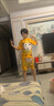 席佰龍圖衣服 兩件套大膽印花速干休閑情路T恤龍圖套裝短褲創(chuàng)意上衣 龍圖t恤+龍圖短褲套裝 M 曬單實(shí)拍圖