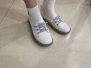 金利來(lái)（Goldlion）女鞋一腳蹬休閑軟底單鞋平底小白鞋女 668130071灰色40 曬單實(shí)拍圖