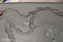 梵上器舍（FANGSHANGQISHE）獲獎(jiǎng)作品天然整塊烏金石頭茶盤手工雕刻現(xiàn)代浮雕家用排水石板茶臺 母親河（天羅綠） 90*30*3CM(適合1.5-2M桌) 曬單實(shí)拍圖