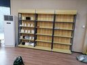 章魚(yú)哥貨架展示架超市貨柜展柜展架陳列柜飾品化妝品柜 原木色+黑架 長(cháng)100*深40*高220cm 曬單實(shí)拍圖