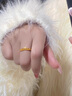 中國(guó)黃金（CHINA GOLD）皇冠黃金戒指女足金訂求結(jié)婚戒女生生日禮物高檔實(shí)用送女友生日 【京速達(dá)】足金皇冠戒指 曬單實(shí)拍圖