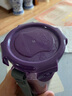 樂(lè )扣樂(lè )扣水杯便攜健身塑料運動(dòng)蛋白粉搖搖杯男士女生攪拌杯泡茶杯子tritan 紫色帶攪拌棒(可泡60℃水)450ml 曬單實(shí)拍圖