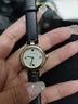 奢鷗適配古馳真皮手表帶YA141401 YA141505系列女凹口表帶黑色12 14mm 黑色-金色扣 12mm 曬單實(shí)拍圖