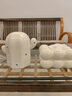 貝漢美（BHM）創(chuàng  )意仙人掌紙巾盒擺件現代輕奢家居客廳餐桌抽紙盒桌面裝飾品 亮光椰奶白 曬單實(shí)拍圖