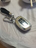 適用于北京現代鑰匙套名圖鑰匙包領(lǐng)動(dòng)ix35悅動(dòng)朗動(dòng)新途勝I(mǎi)X25索納塔9瑞納汽車(chē)鑰匙扣殼 現代一鍵啟動(dòng)B款（中間鍵尾箱【鉑金銀】+編織繩扣 曬單實(shí)拍圖