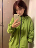 北徹（BRCZRO）夏季防曬衣女裝防曬衫防紫外線(xiàn)戶(hù)外沖鋒皮膚衣連帽長(cháng)袖薄外套上衣 【119】牛油果綠（男女同款） M 高：165-170cm  重：47-58kg 曬單實(shí)拍圖