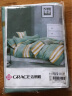 洁丽雅（Grace）床单单件 纯棉条纹床罩单品床上用品被单床罩 索马里-绿160*230cm 实拍图