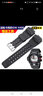 【JD物流】適配卡西歐G-SHOCK0系列貓人光能橡膠手表帶GW-9400J-1B硅膠表帶20mm 黑色銀扣 20mm 曬單實(shí)拍圖