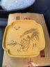 宏中宜興紫砂壺承干泡臺純手工養(yǎng)壺托茶道零配刻繪干泡盤茶壺墊 汐隱干泡盤-獨(dú)酌-原礦段泥 曬單實(shí)拍圖
