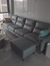 顾家家居（KUKA ）科技布沙发 双层扶手靠背意式小户型客厅3016＆2175 月岩灰（3016）脚凳 实拍图