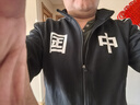 鴻星爾克于適同款|外套男秋冬中國外套情侶國潮休閑開(kāi)衫衛衣運動(dòng)服長(cháng)袖 正黑 3XL 曬單實(shí)拍圖