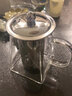 茶壺泡茶壺套裝玻璃茶水分離過(guò)濾家用茶具耐高溫耐熱加厚煮茶壺 四方茶壺760ML茶壺+4個(gè)小茶杯 曬單實(shí)拍圖