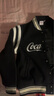 可口可樂(lè)（Coca-Cola）棒球服男春秋情侶款?yuàn)A克外套 黑色 S (90-110斤)  曬單實(shí)拍圖