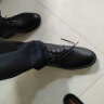 讴步（oubu）英伦牛皮商务休闲皮鞋男婚鞋正装工作皮鞋 黑色-四季款 38 实拍图
