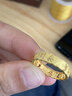 周生生足金六字真言大明咒黃金戒指男女款 婚戒83215R計價(jià) 15圈3.2克 曬單實(shí)拍圖