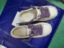百丽母亲节礼物透气网面小白鞋女新款厚底休闲运动板鞋B1175BM3 紫色 36 实拍图