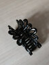 芭根草（bagencao)發(fā)飾韓版頭飾中號抓夾太陽(yáng)花大號發(fā)夾發(fā)卡飾品發(fā)抓大碼 小號亮面黑 曬單實(shí)拍圖