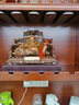 碧琉璃彌勒佛擺件家居客廳玄關(guān)喬遷新居開業(yè)禮品笑佛大肚佛像佛教用品 坐擁百財佛中號45*29*32厘米 曬單實拍圖