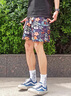 WASSUP HERMU官方男裝潮牌聯(lián)名短褲男夏季薄款潮流寬松休閑沙灘褲復古花褲衩 藏青色 XL（推薦125-145斤） 曬單實(shí)拍圖
