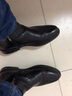 奧康男鞋冬季男棉鞋加絨保暖皮鞋男真皮商務(wù)休閑頭層牛皮高幫棉鞋 黑色105011009JL 42 曬單實(shí)拍圖