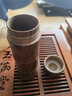 鳴泉弱堿石杯木魚石茶杯整石制作隨身杯紫檀根料天然不易裂方便攜帶杯 紫檀根料竹節(jié)杯（圖案隨機(jī)） 曬單實拍圖