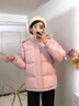 詩(shī)蒂淑棉服女2025新款短款學(xué)生加厚高級少女感小個(gè)子可愛(ài)韓版棉襖衣外套 粉色 M -105-120斤 曬單實(shí)拍圖